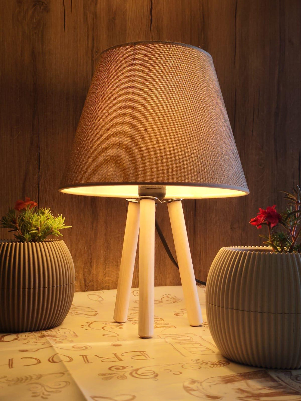 Дървен Aбажур