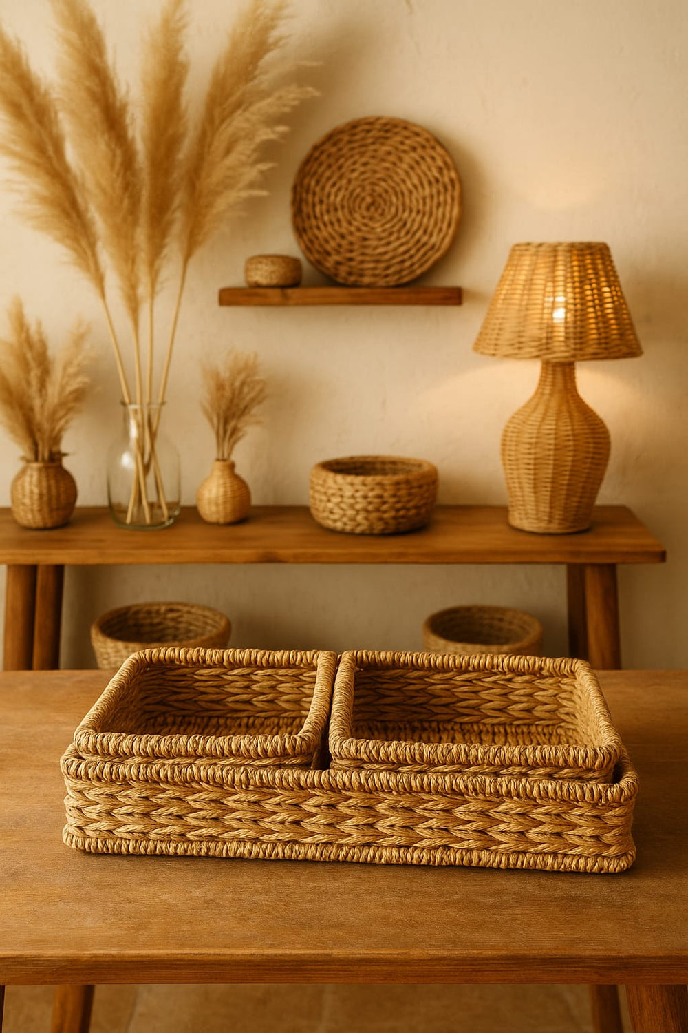 Арвена 3-ка Ръчно Плетена Кошниц