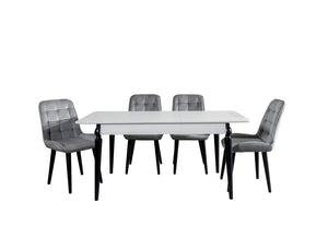 Трапезна Маса BENIN – бяло и черно