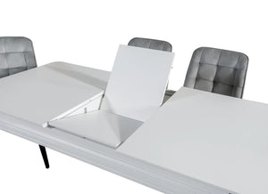 Трапезна Маса BENIN – бяло и черно