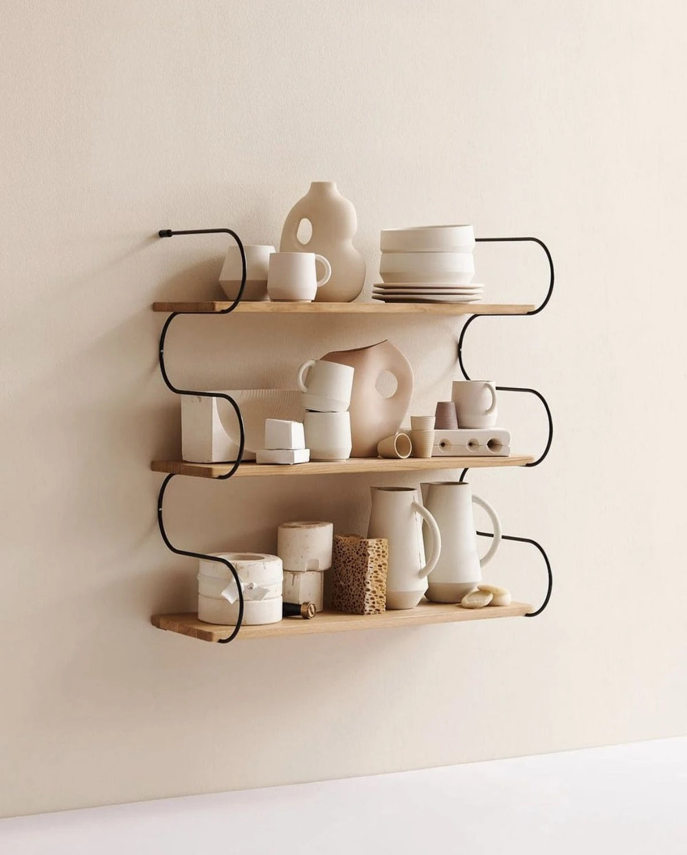 Луп Лайн 3-ка Дървена Етажерка